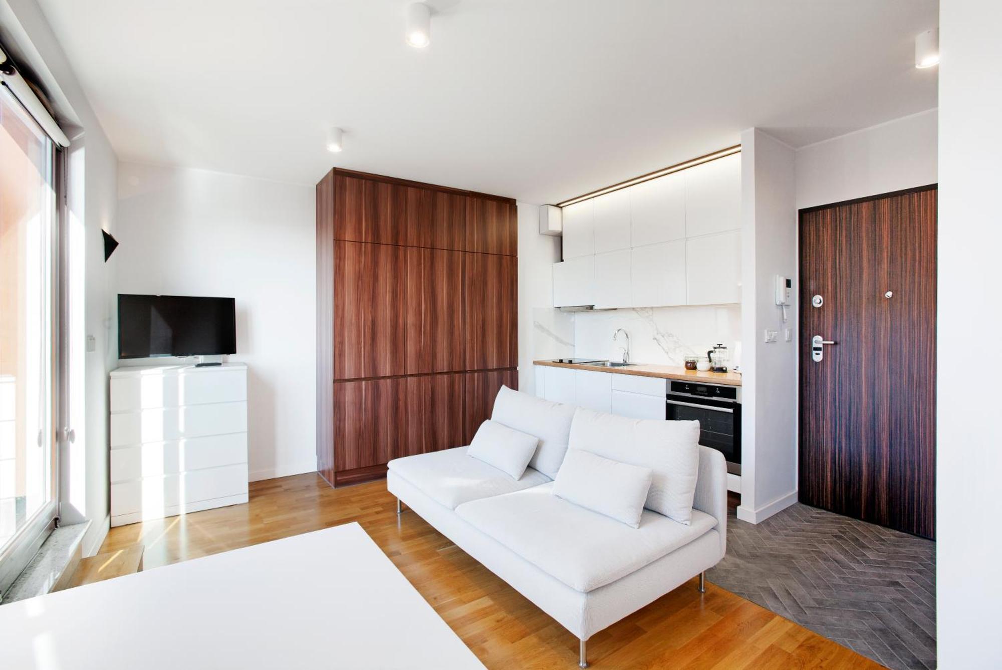Marine Studio With Balcony And Parking By Tyzenhauz Danzica Esterno foto